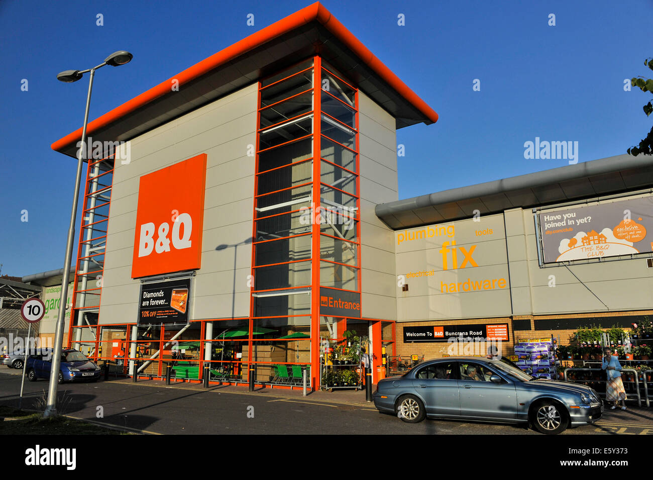 Exterior of B & Q warehouse store, Derry, Londonderry, Northern Ireland