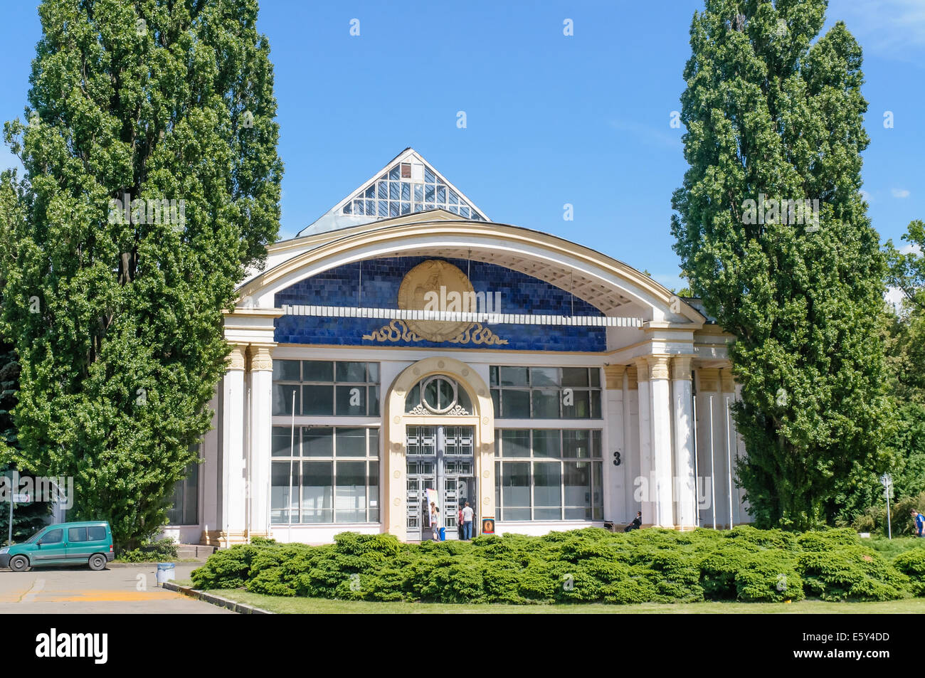 KIEV/UKRAINE - MAY 26, 2012 - Pavilion number 3 in Kiev's National ...