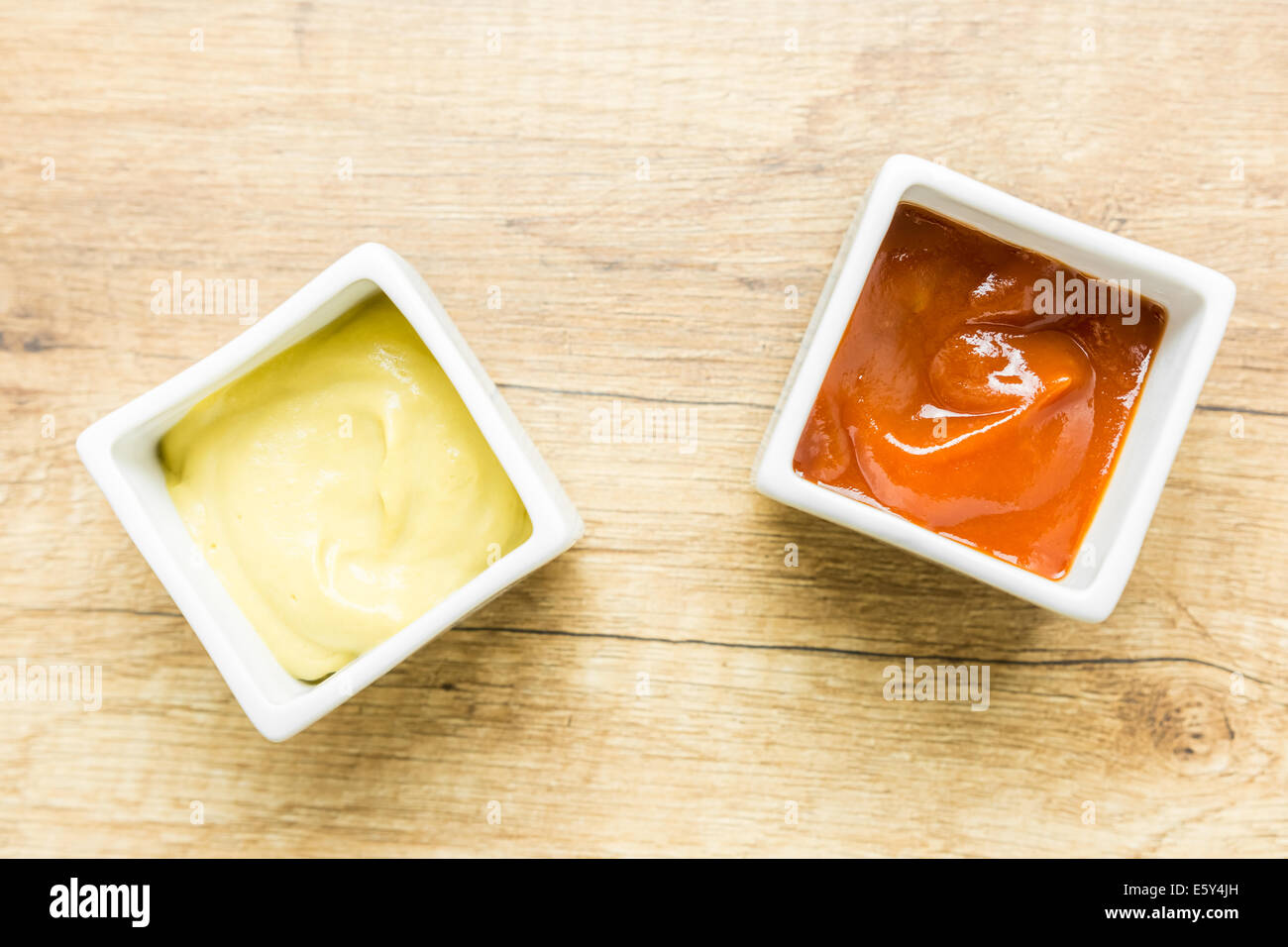 Condiments Mustard Ketchup High Resolution Stock Photography and Images
