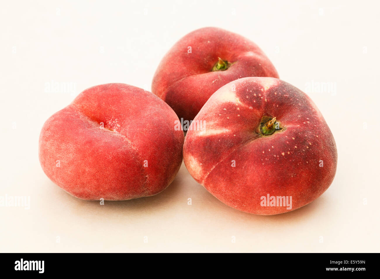Three Donut (Doughnut), Paraguayo, Saturn or Flat peaches. paraguayo