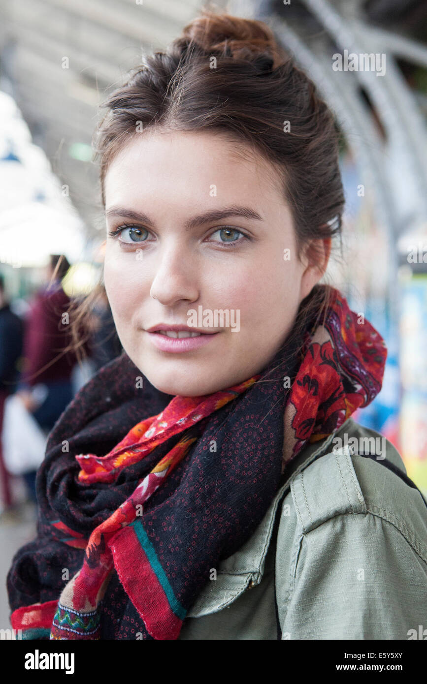 Young woman, portrait Stock Photo