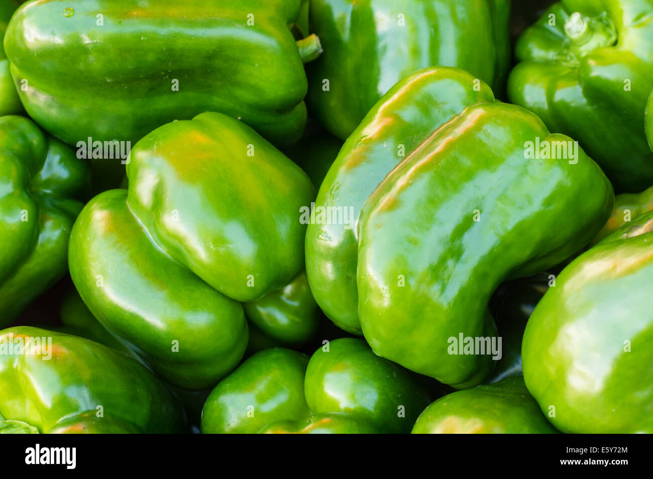 Green bell peppers hi-res stock photography and images - Alamy