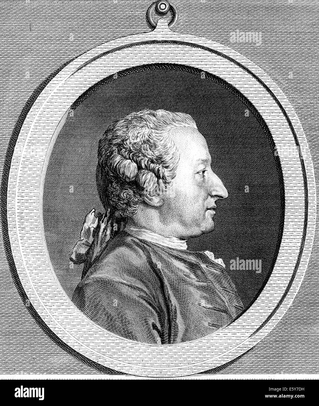 ALEXIS CLAIRAULT  (1713-1765) French mathematician and astronomer Stock Photo