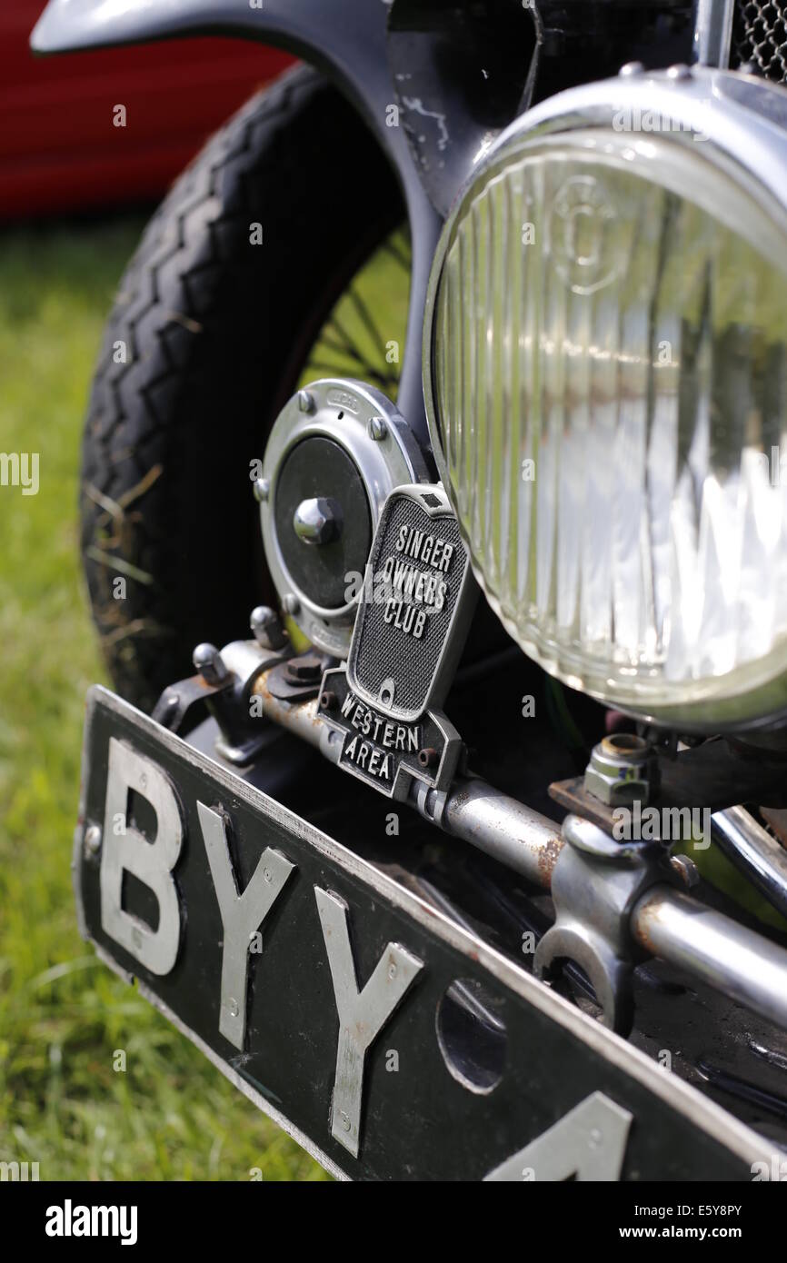 Classic car (hood) badges Stock Photo Alamy