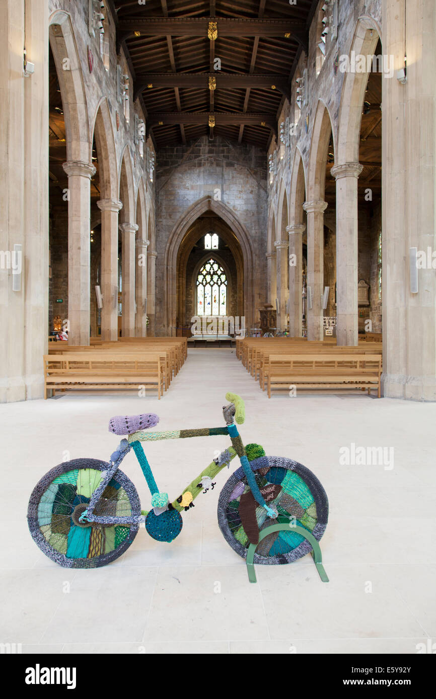 The celebrate the Tour de France,Yorkshire knitting groups produced