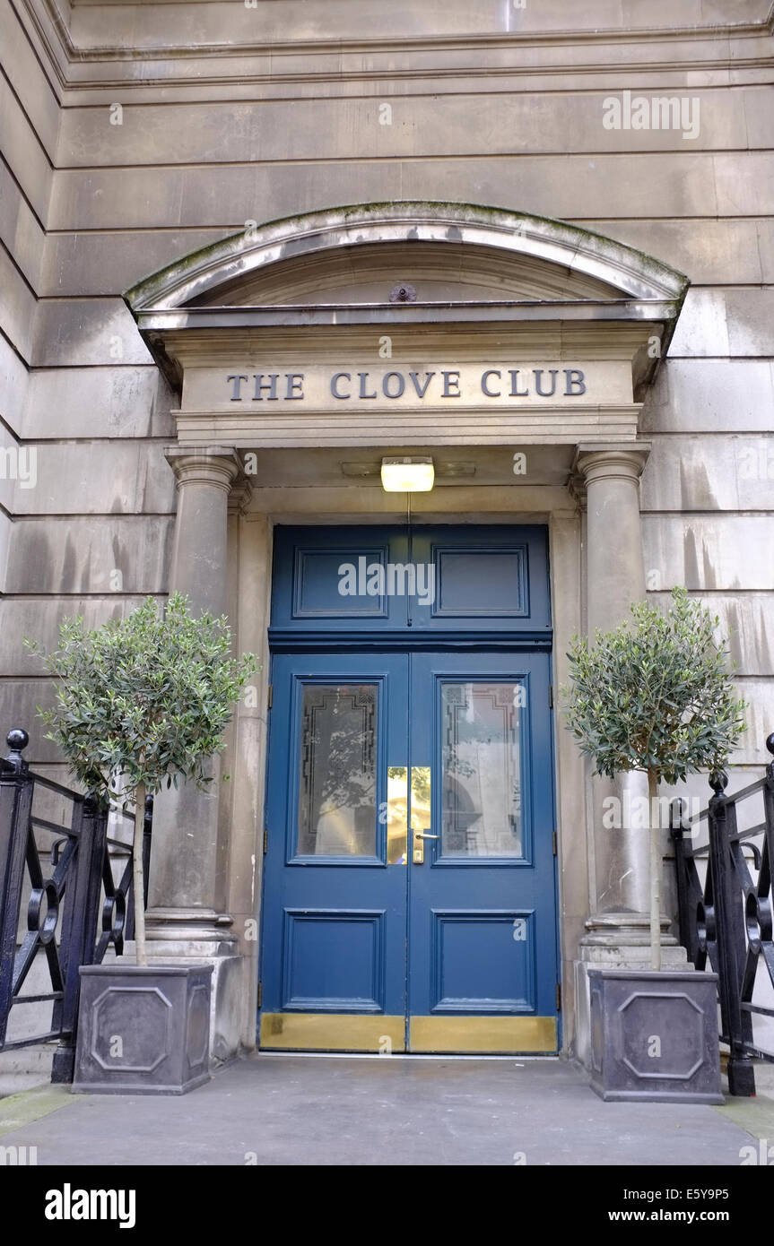 The Clove Club in Shoreditch, London Stock Photo Alamy