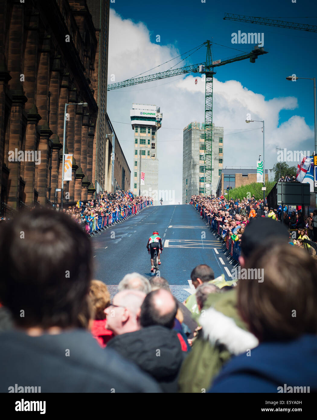 Glasgow 2014 road race (© Alan Davidson) Stock Photo
