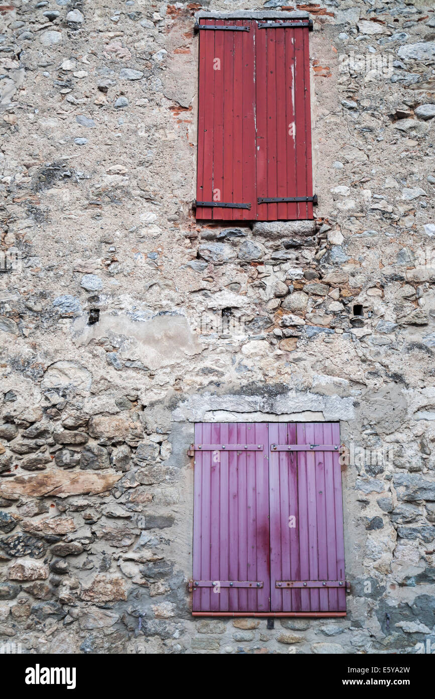 Villefranche-de-conflent,Languedoc-Roussillon,France Stock Photo