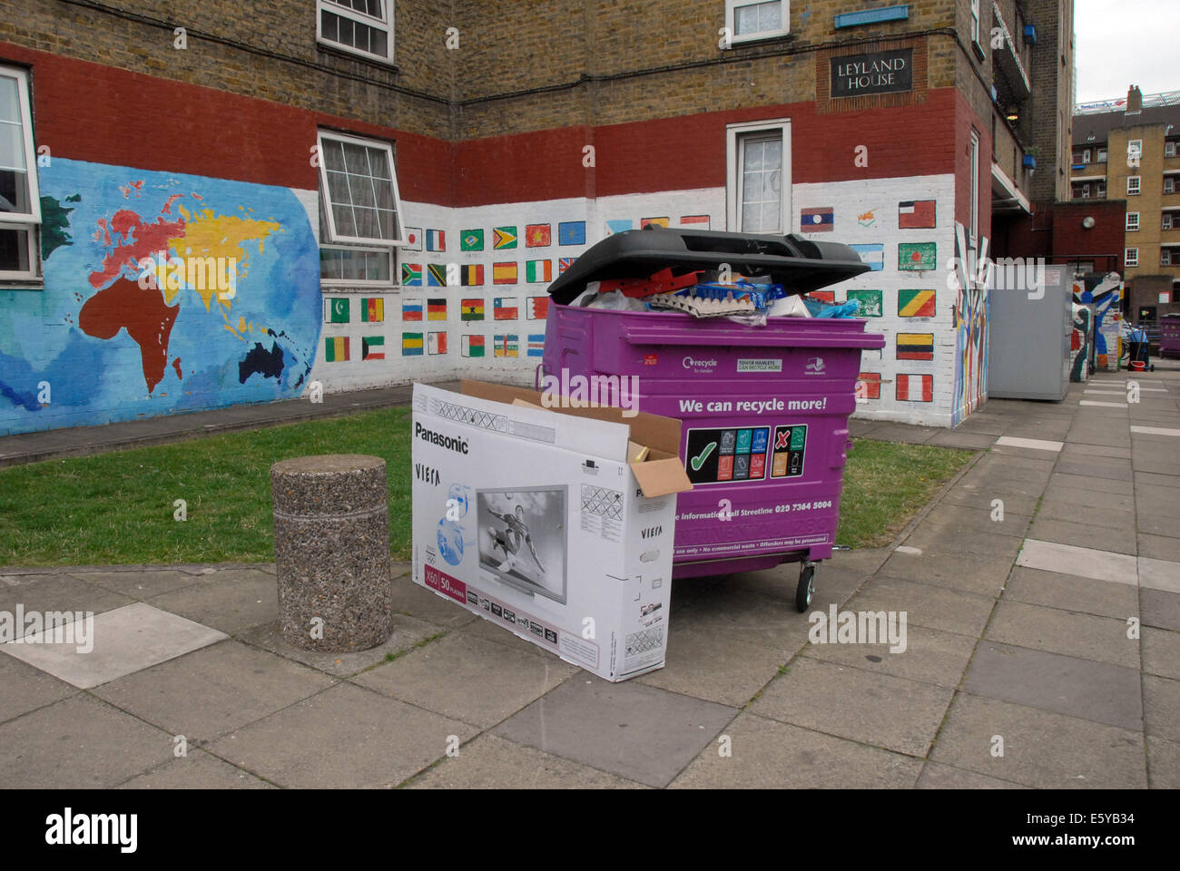 London, UK. 8th August, 2014. The Will Crooks Estate in Poplar in the