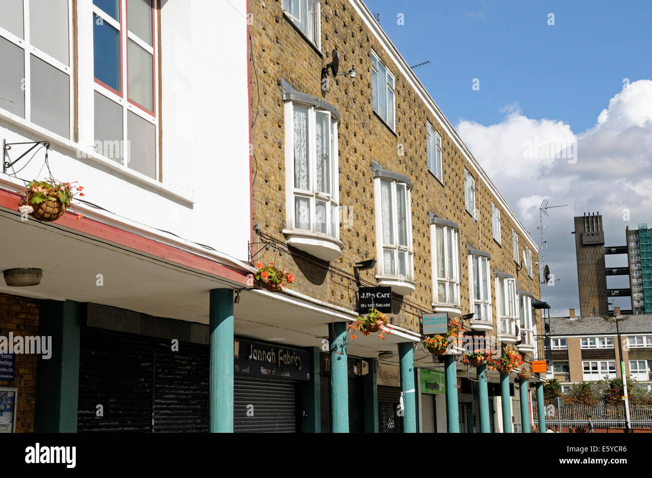 Flats and shops hires stock photography and images Alamy