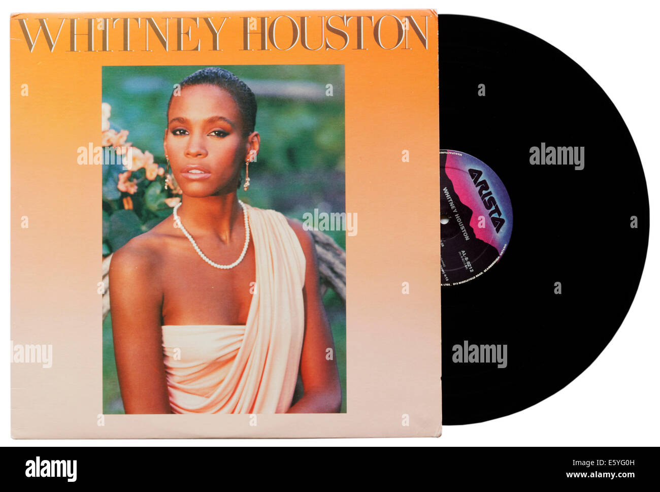 Whitney Houston's first album Stock Photo - Alamy