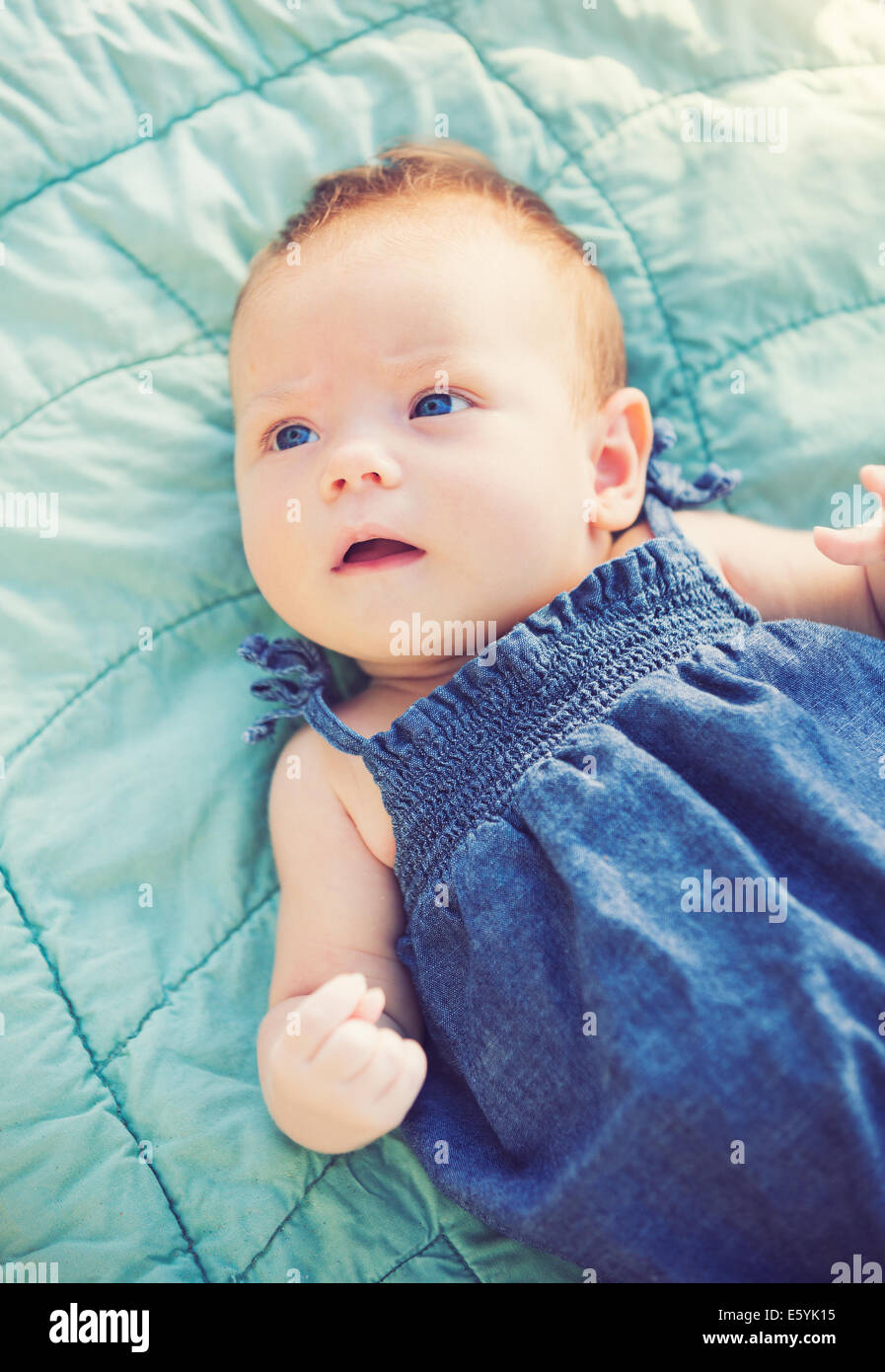 Portrait of adorable baby girl Stock Photo - Alamy