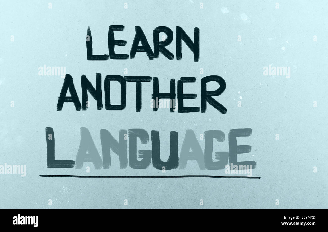 Learn Another Language Concept Stock Photo Alamy