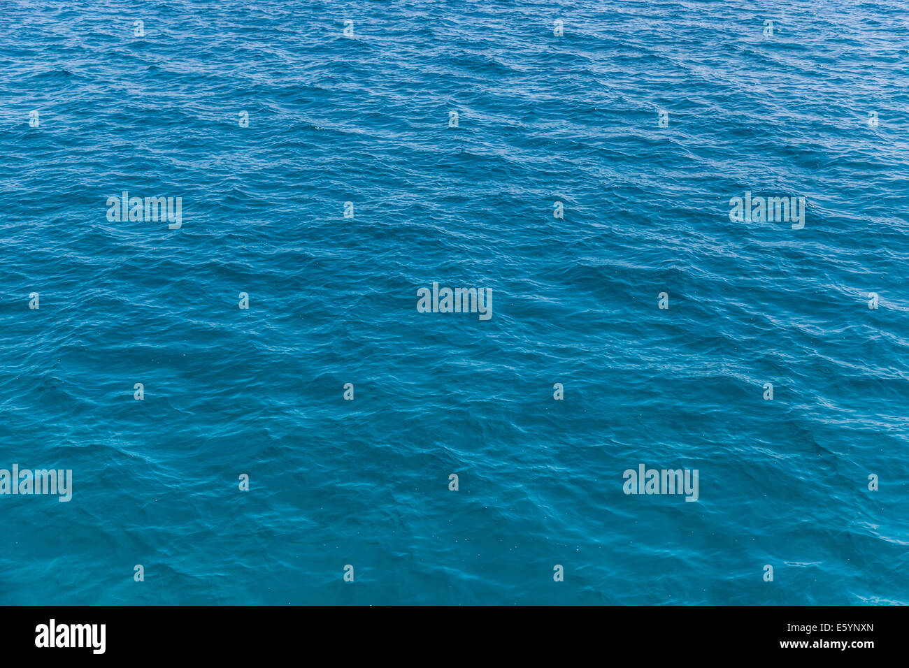 Empty blue sea background shot Stock Photo