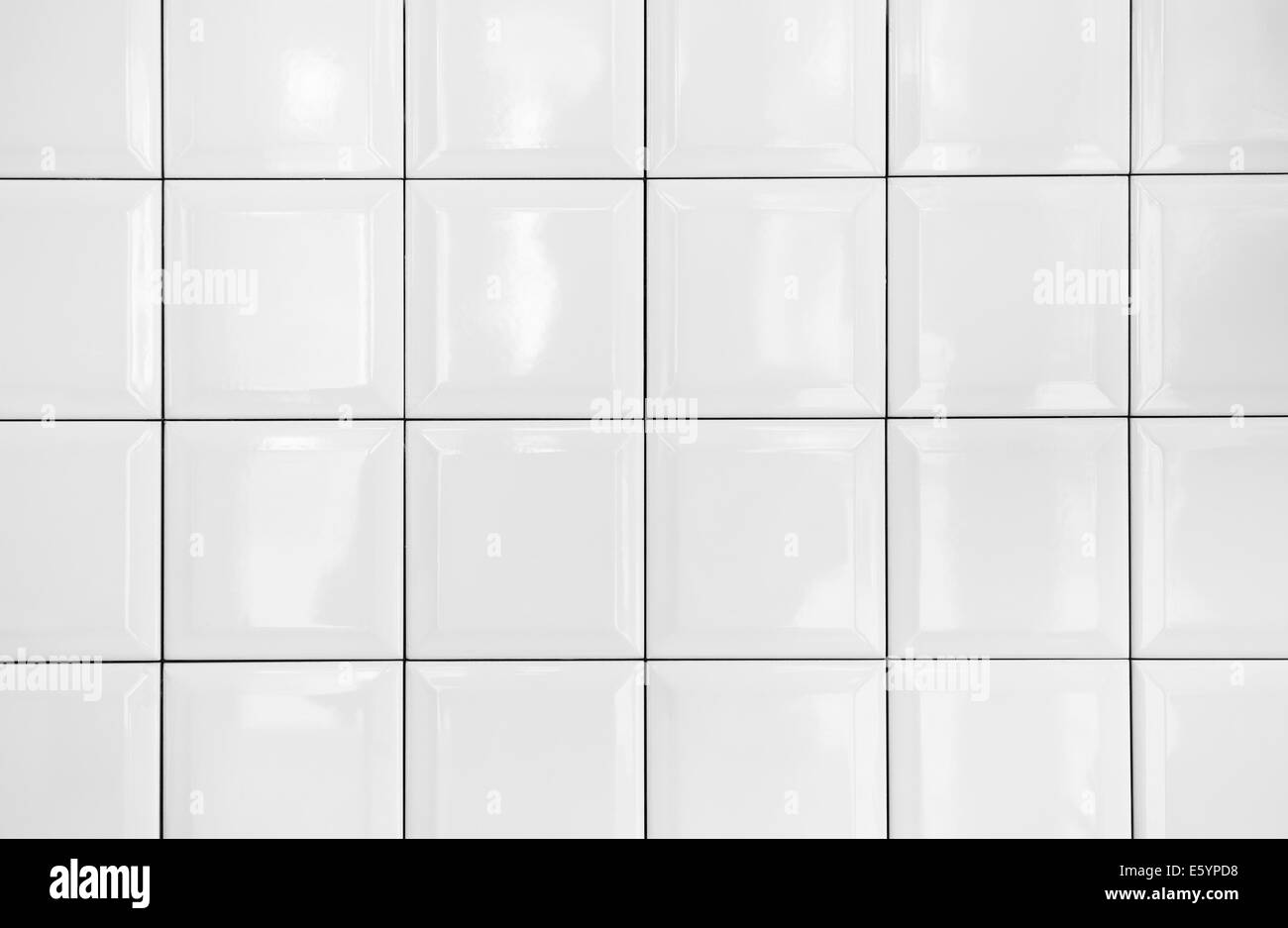 White tiles Stock Photo