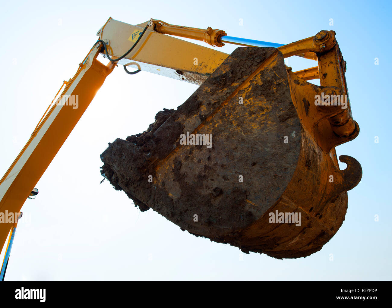 Shovel of a bulldozer Stock Photo