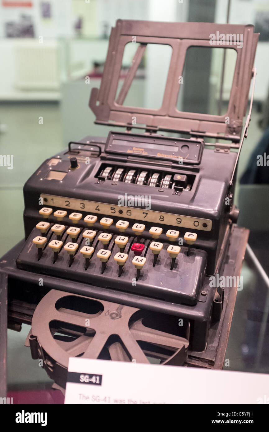 Schlüsselgerät 41, or SG41, cipher machine from World War II Stock