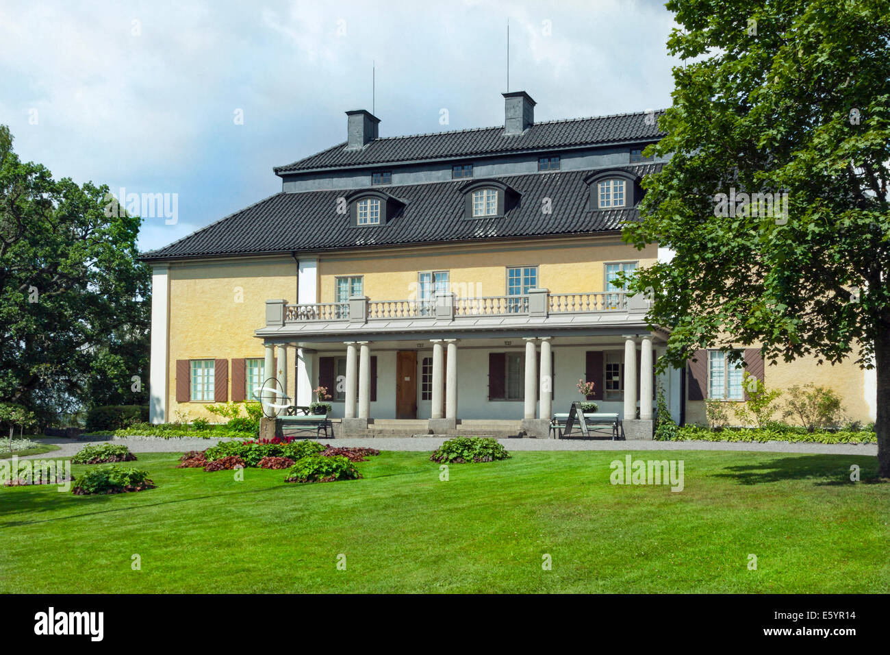 Sunne, Värmlands län, Sweden: Mårbacka, former home of the famous Swedish author and Nobel prize winner Selma Lagerlöf. Stock Photo