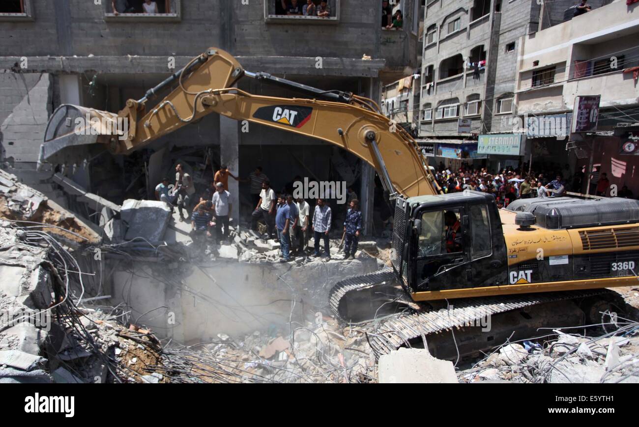 Nuseirat, Gaza Strip, Palestinian Territory. 9th Aug, 2014 ...