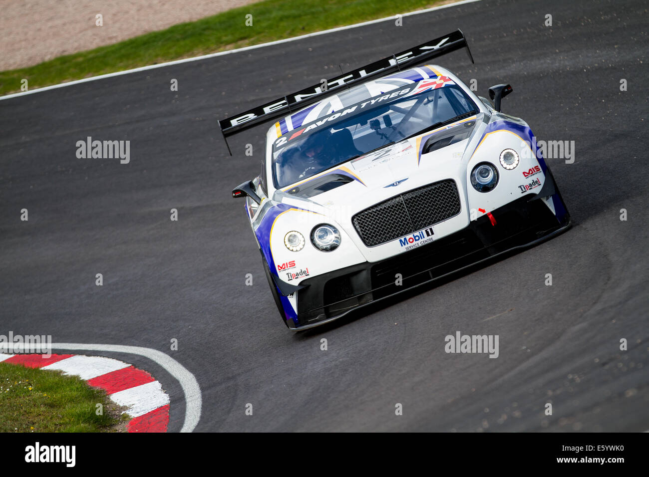 Steve Tandy / James Appleby in the Generation Bentley Racing - Bentley Continental GT3 at Oulton Park during British GT Stock Photo