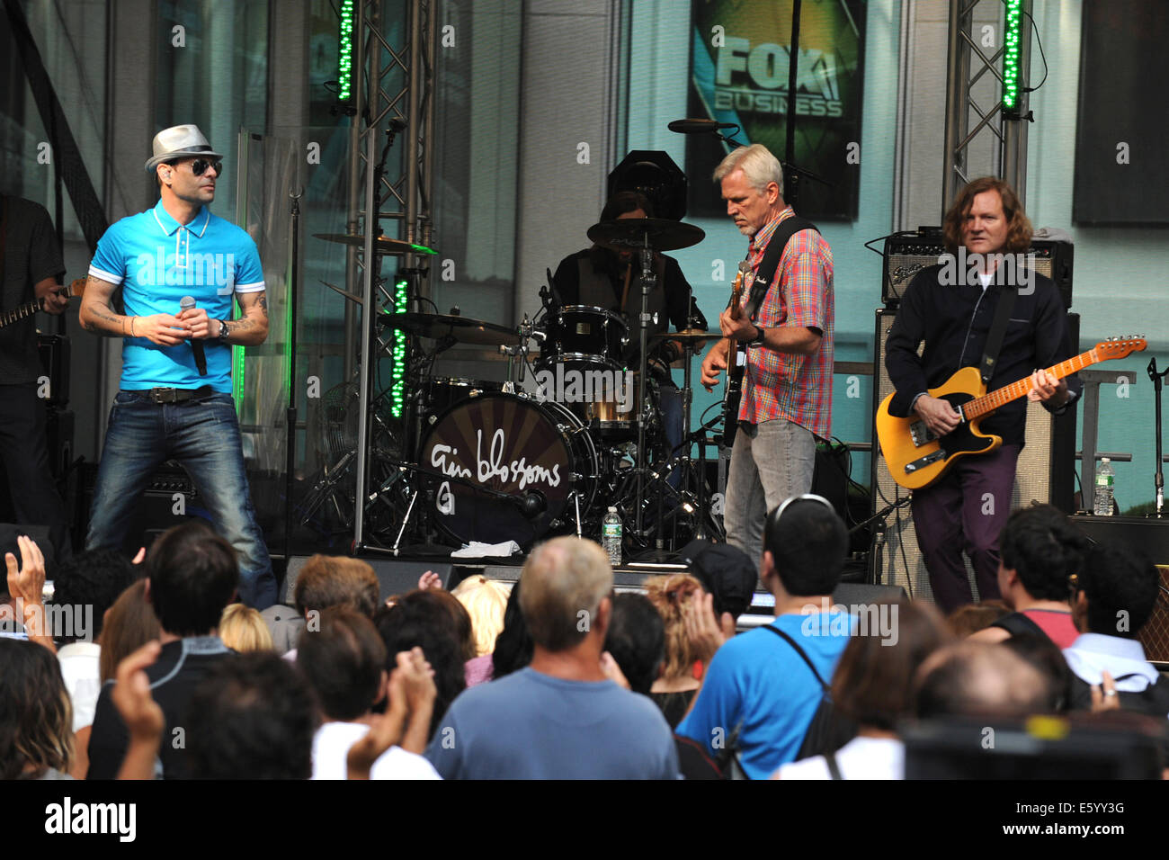 Gin Blossoms lead singer Robin Wilson, Scott Hessel, Bill Leen and