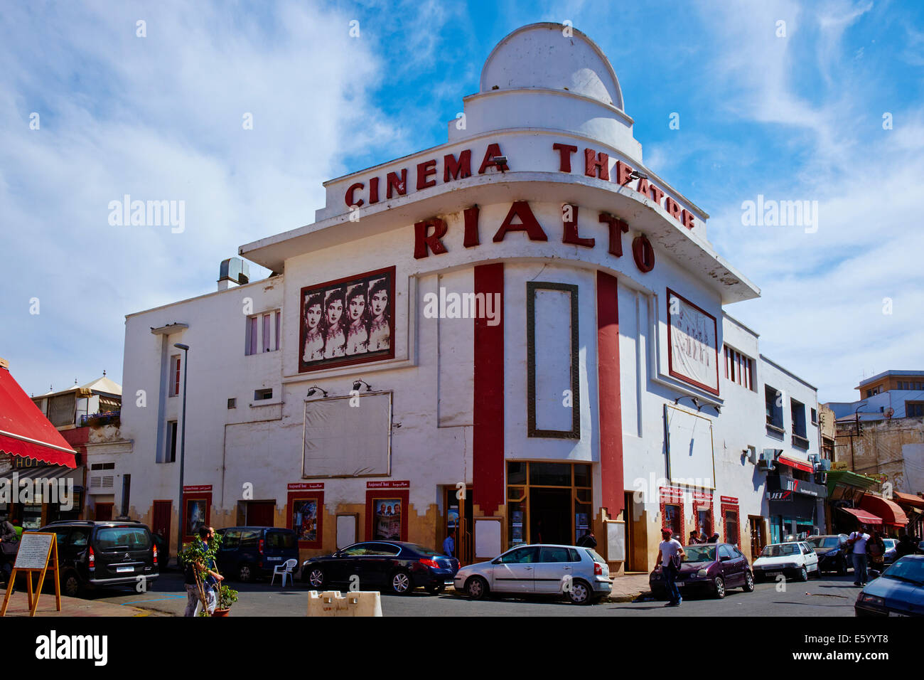 Morocco, Casablanca, Rialto cinema and theater Stock Photo