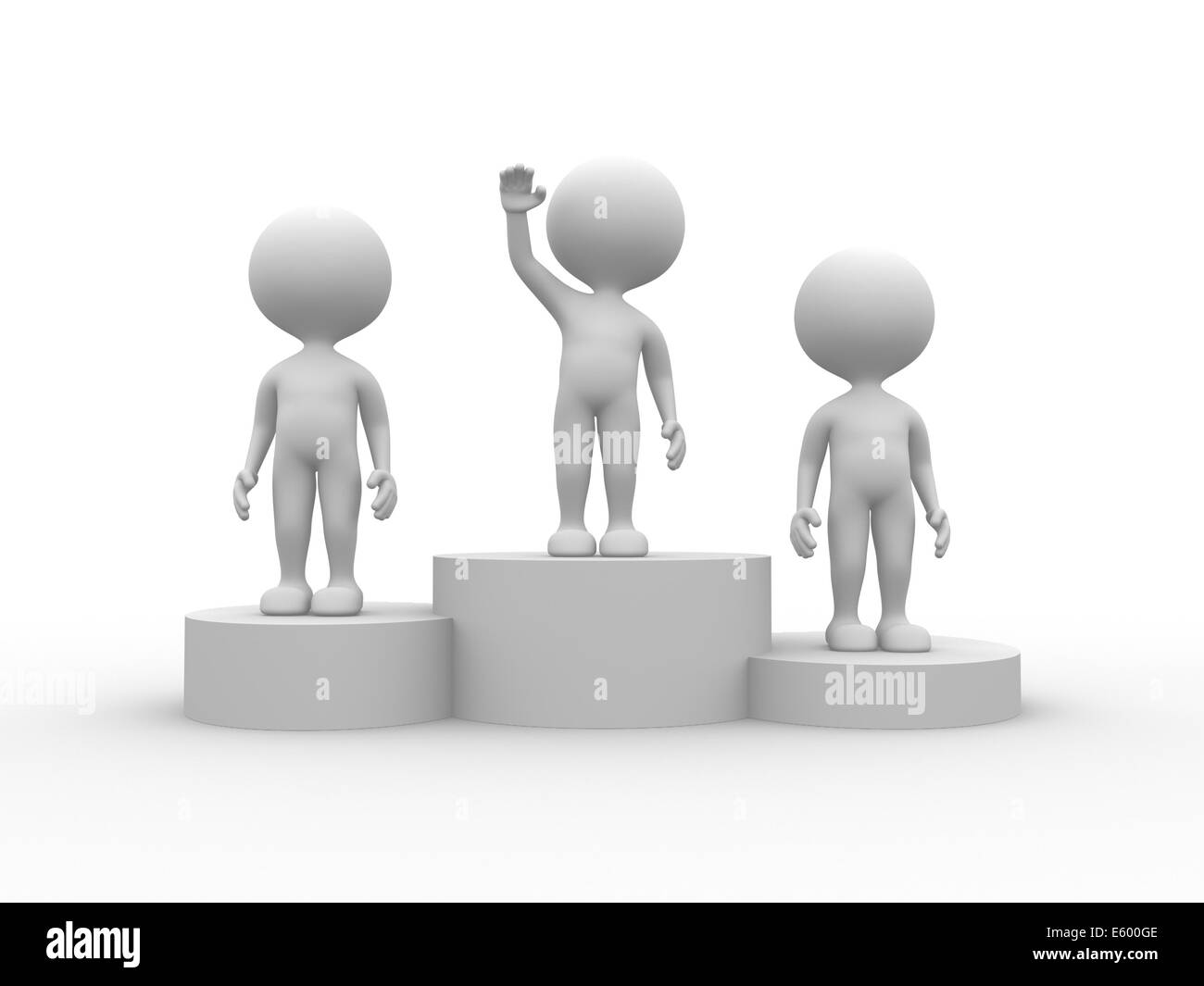 Winner podium 3d Black and White Stock Photos & Images - Alamy