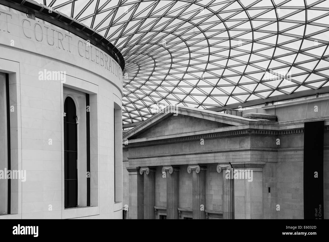 The Queen Elizabeth II Great Court in the British Museum, London, England. Stock Photo