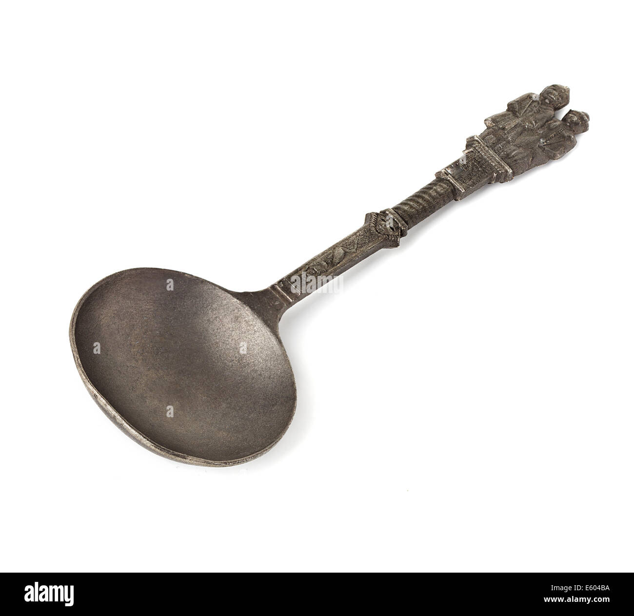 spoon old, vintage, antique, isolated, Stock Photo