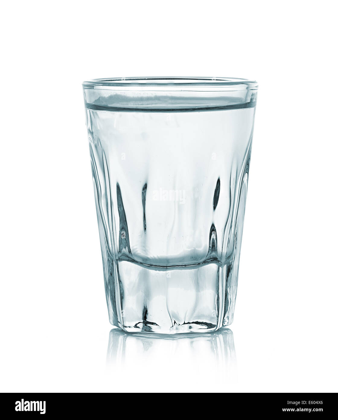 glass of vodka isolated on white background Stock Photo