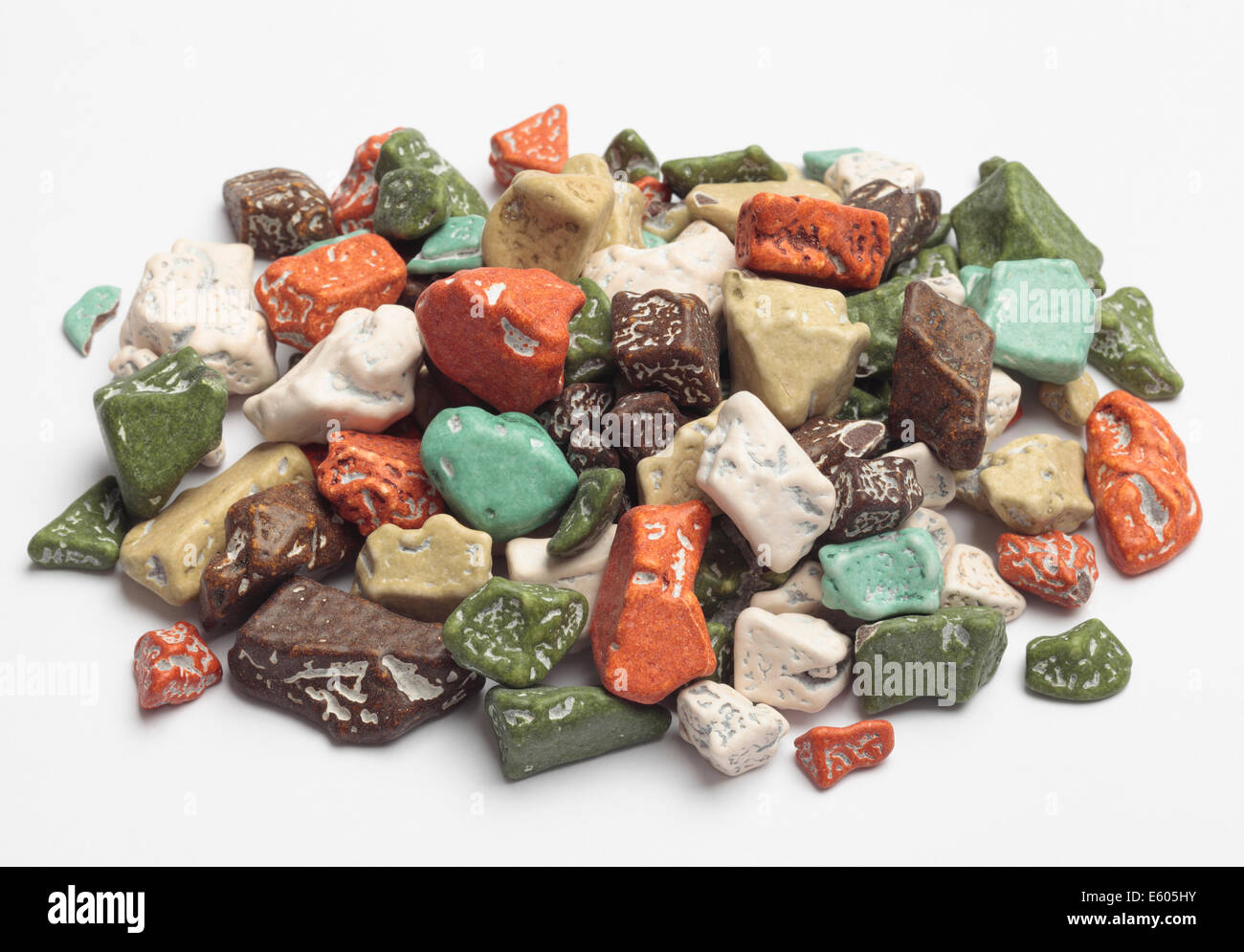 Novelty chocolate rocks. Stock Photo