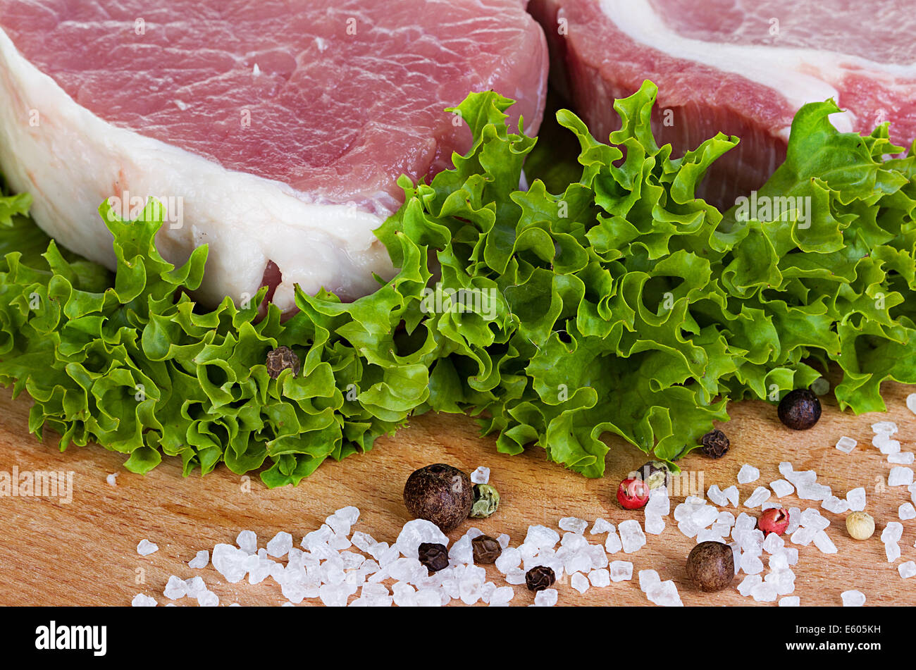 steak meat isolated on white background Stock Photo