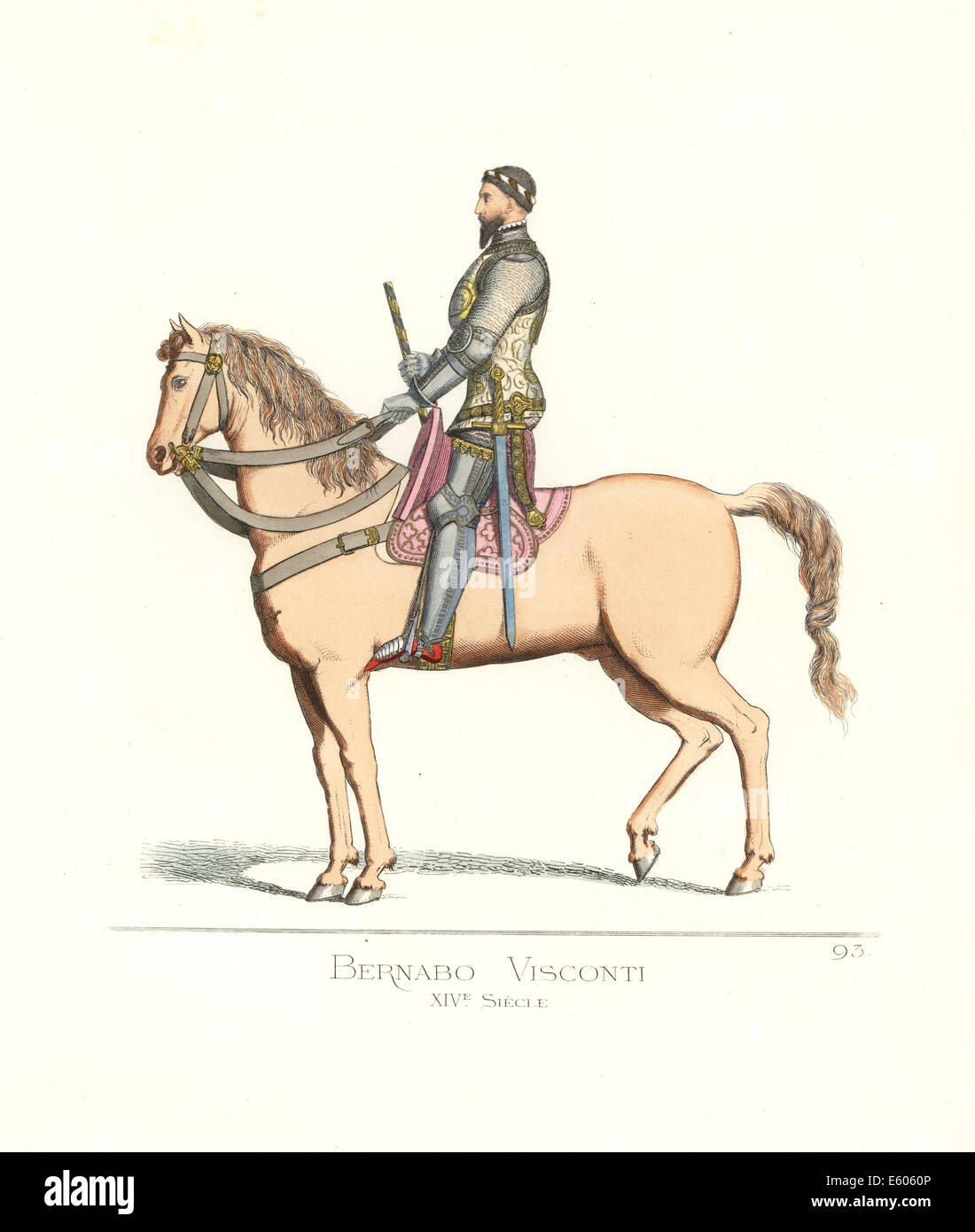 Bernabo Visconti (13231385), Lord of Milan, Italian soldier and