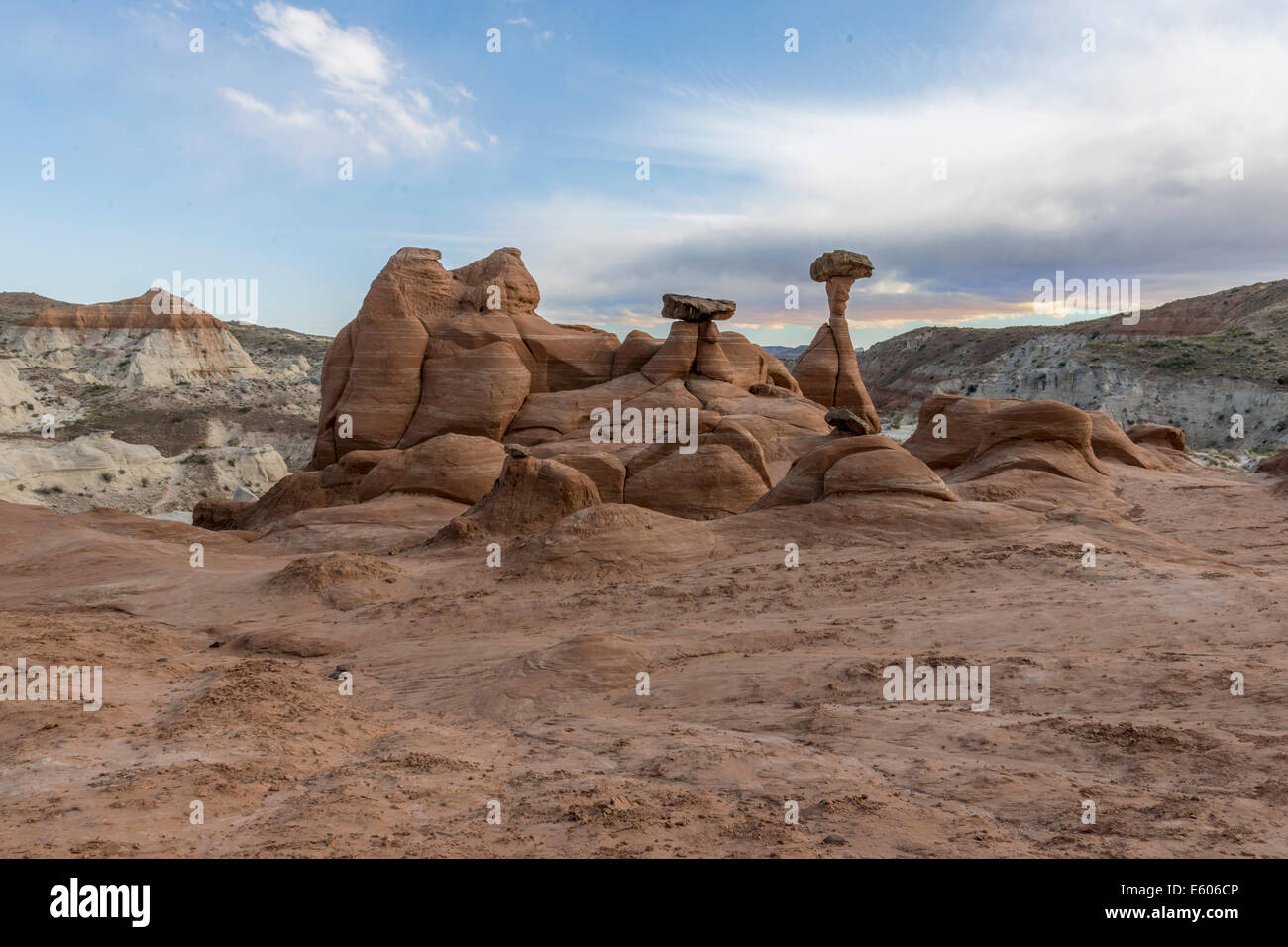 Sunset view, Paria Rimrocks, Grand Staircase-Escalante National Monuments, Utah Stock Photo