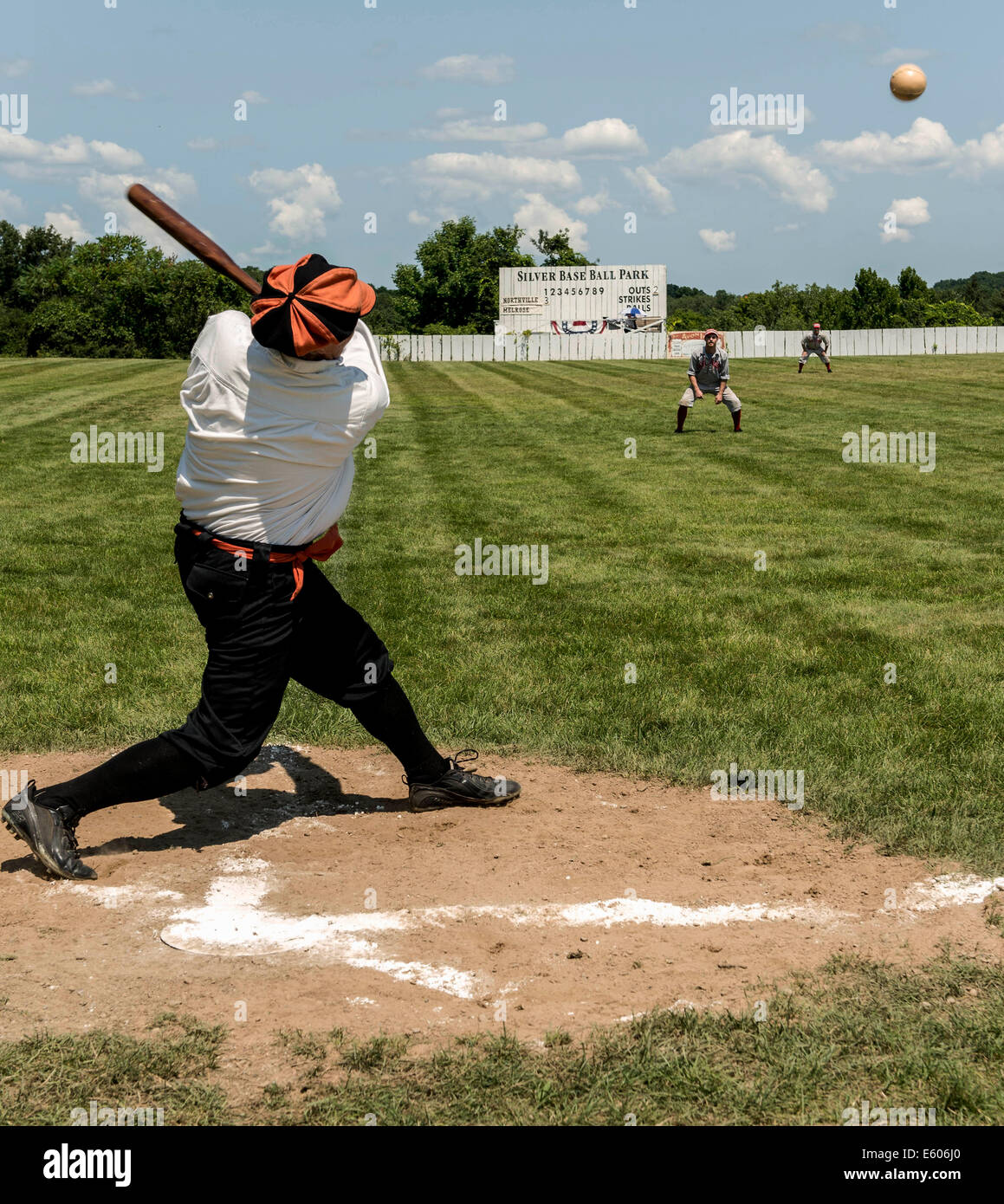 Mumford, New York, USA. 09th Aug, 2014. A Northville Eclipse player