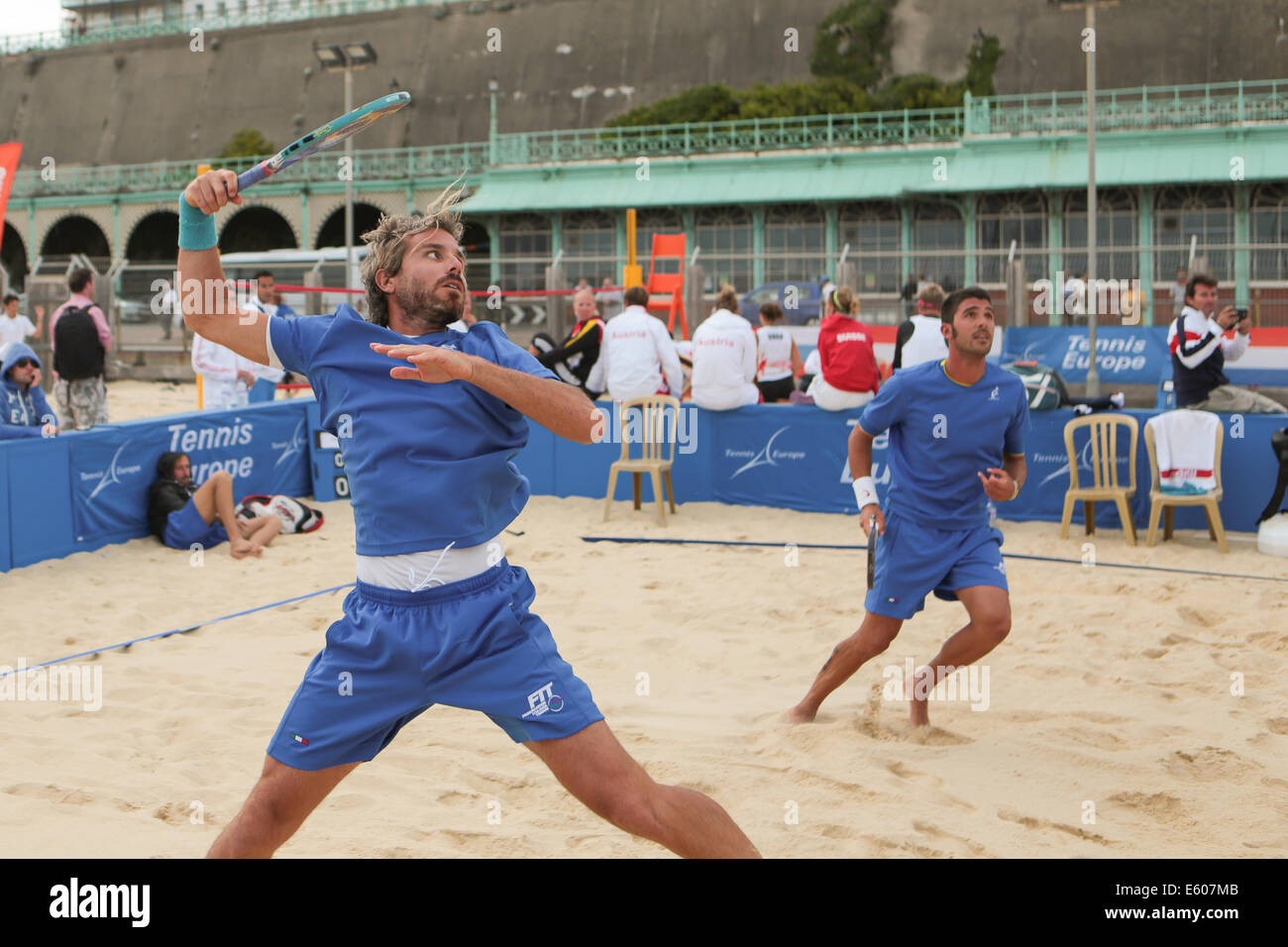 European Beach Tennis Championships 2014 Stock Photo - Alamy