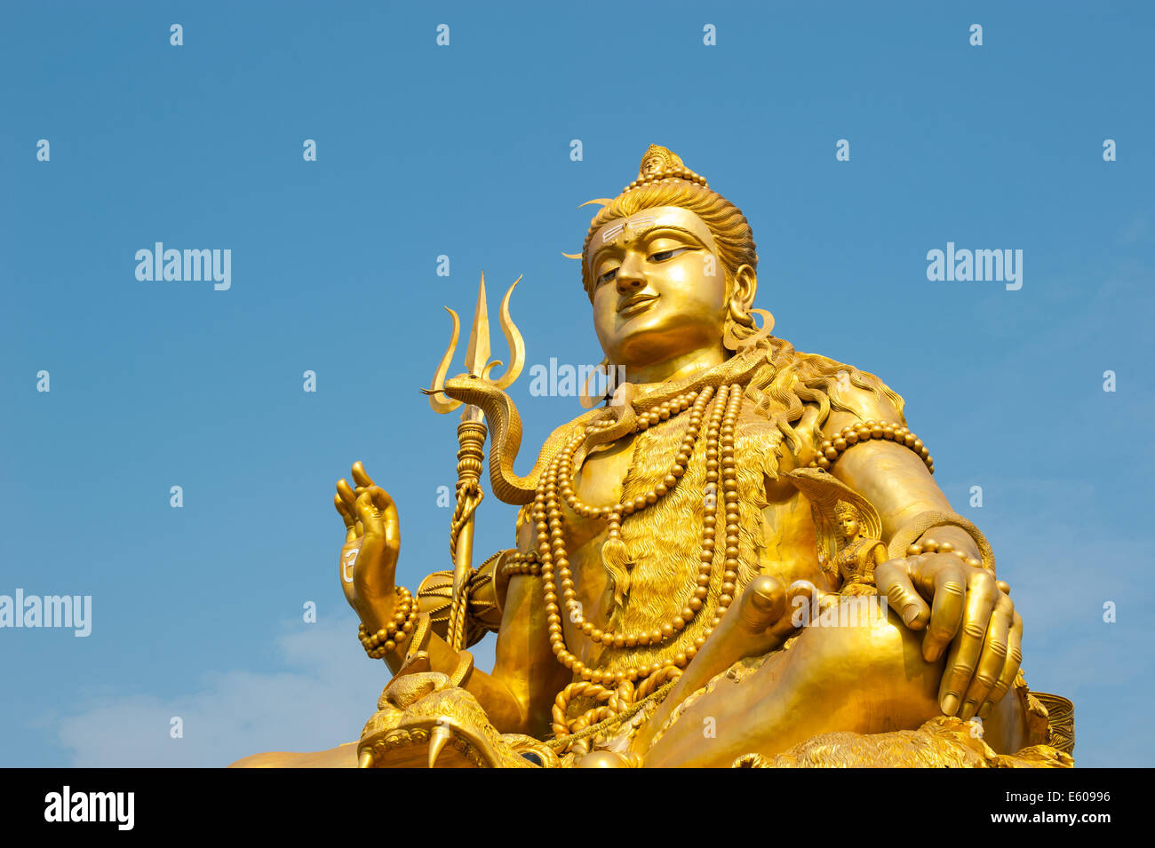 Statue of Lord Shiva Stock Photo