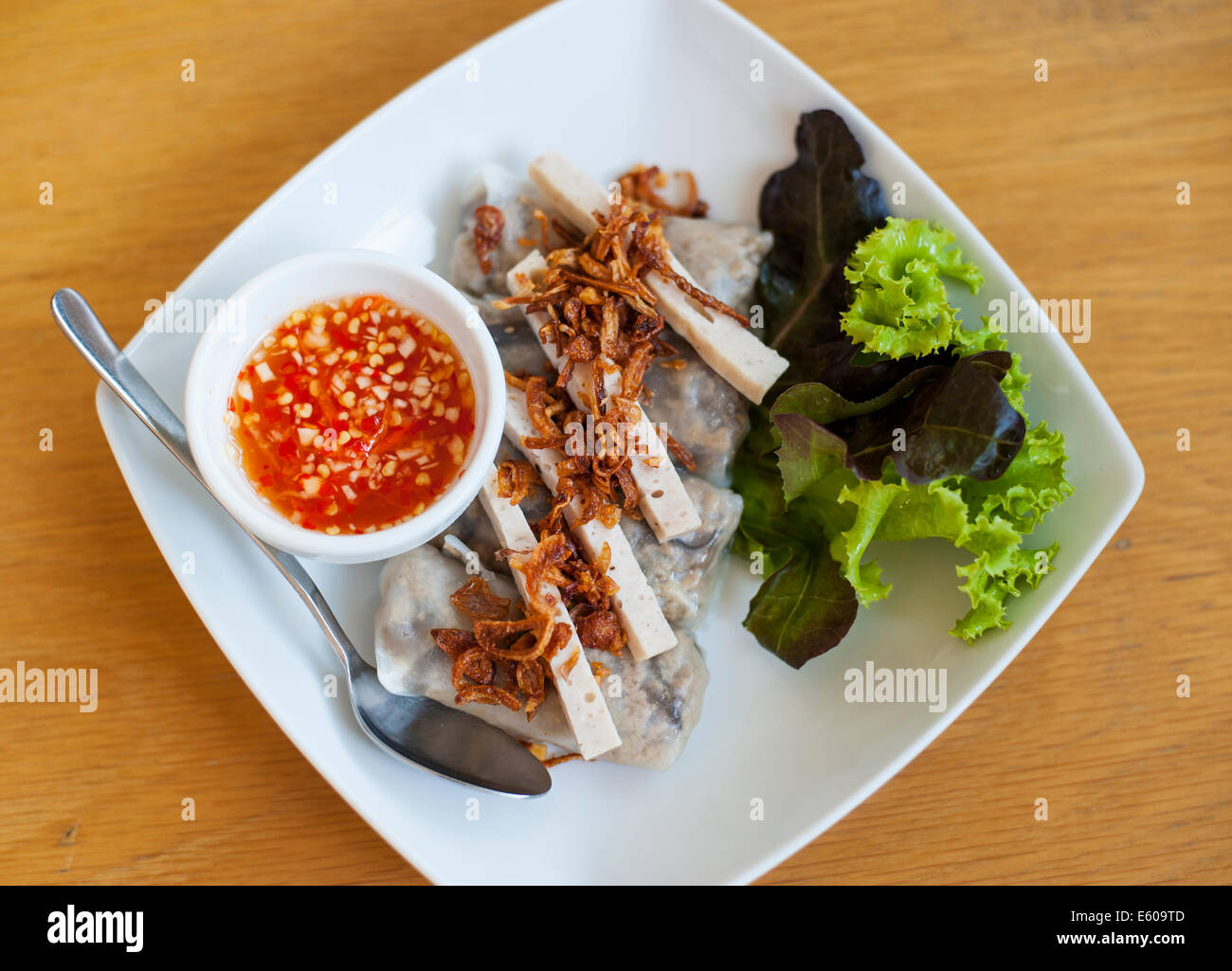 Vietnamese summer rolls Stock Photo