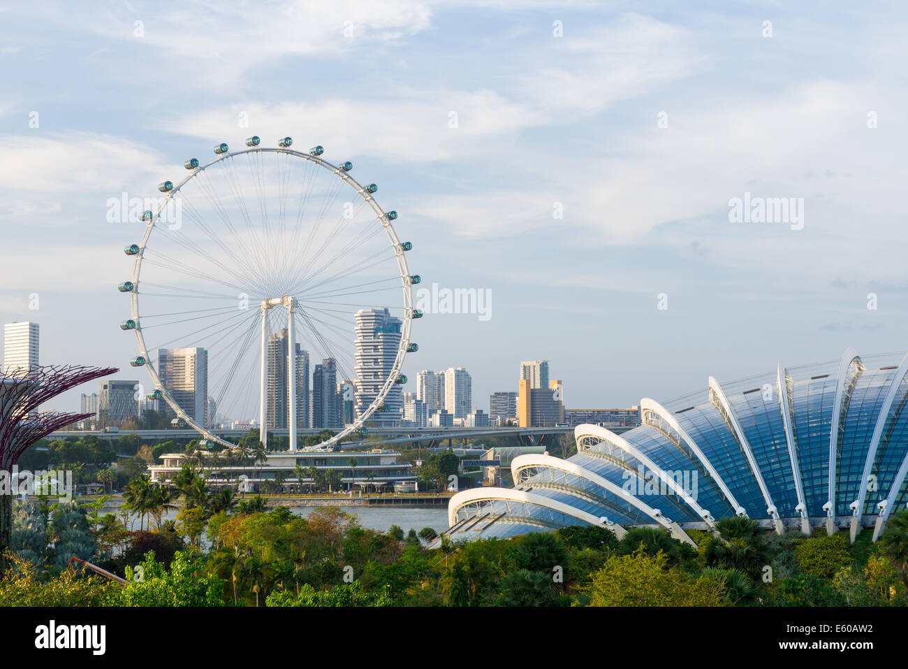 Singapore flyer Stock Photo
