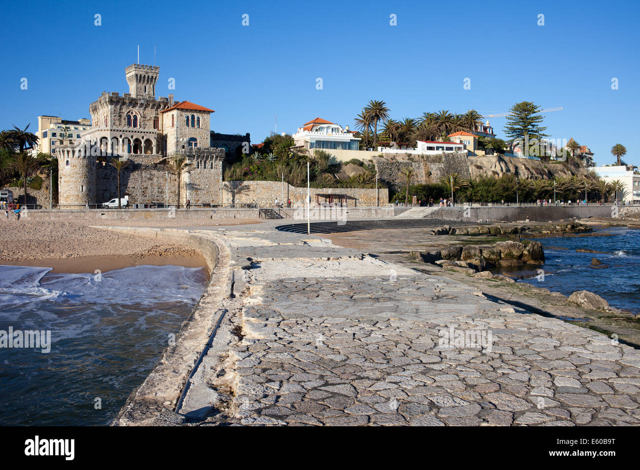 Resort town of Estoril in Portugal. Stock Photo