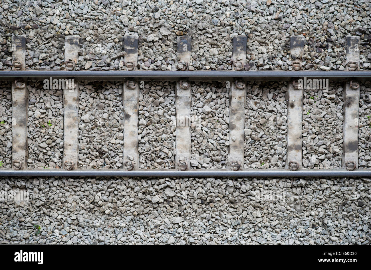 Railroad track Stock Photo