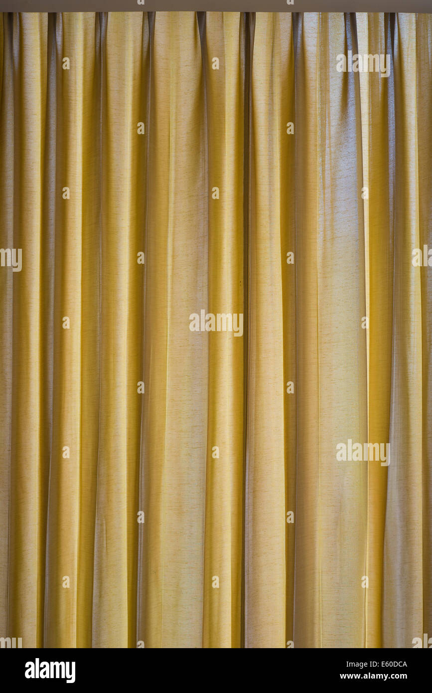 Fabric curtain Stock Photo