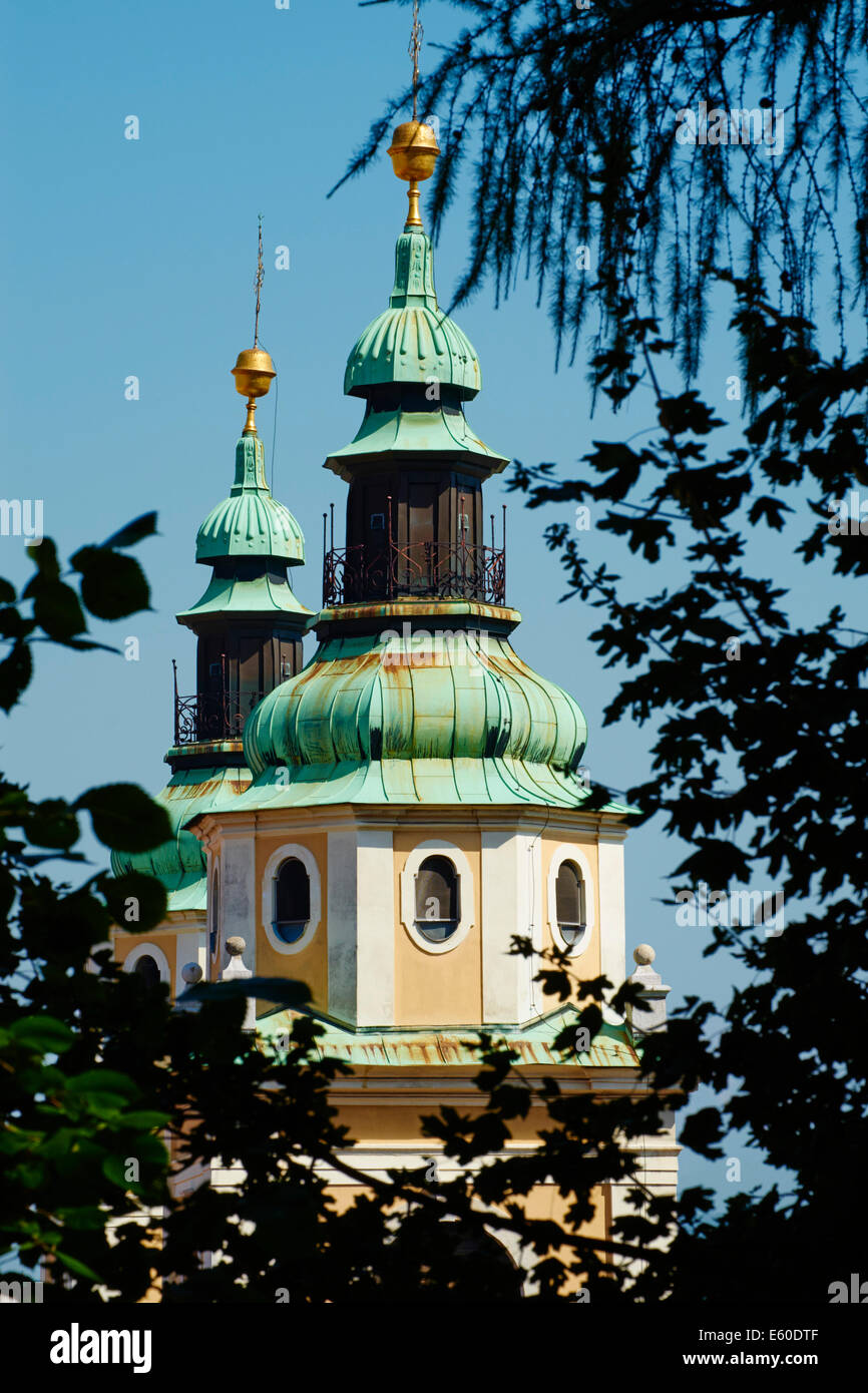 Slovenia, Ljubljana, Saint Nicholas church Stock Photo