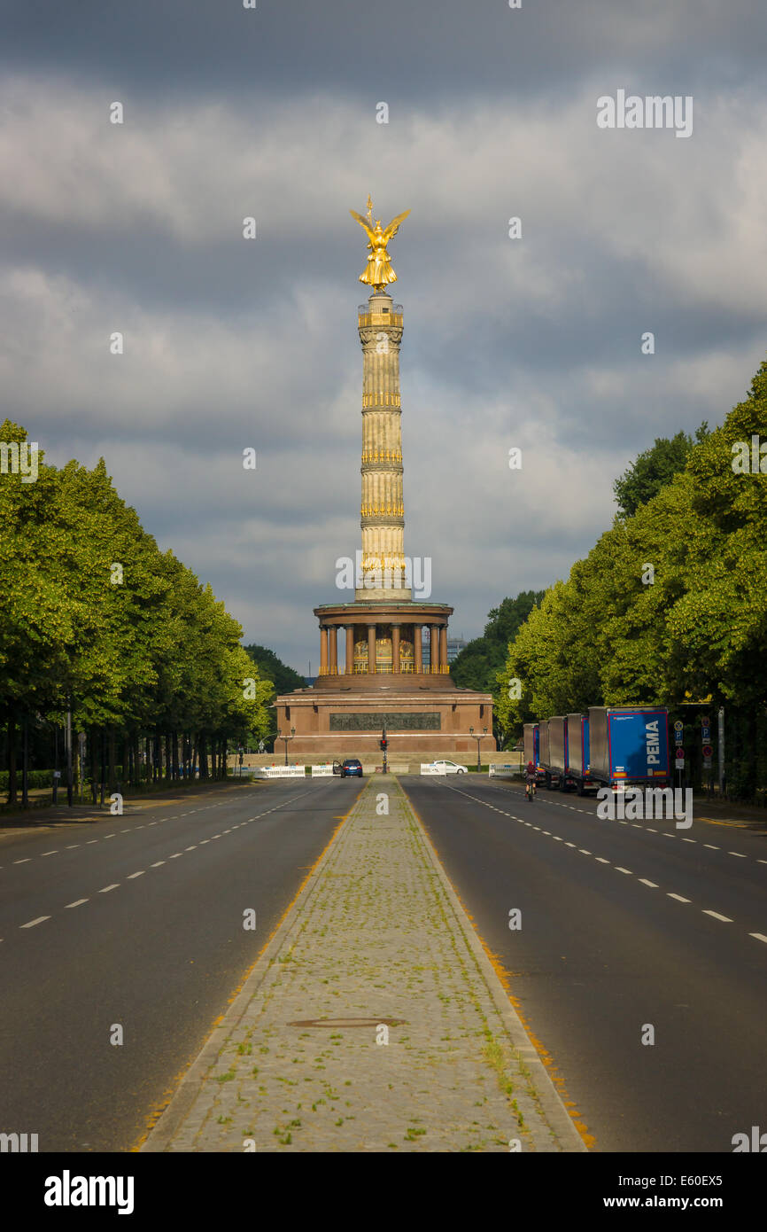 Berlin Victory Column Stock Photo Alamy