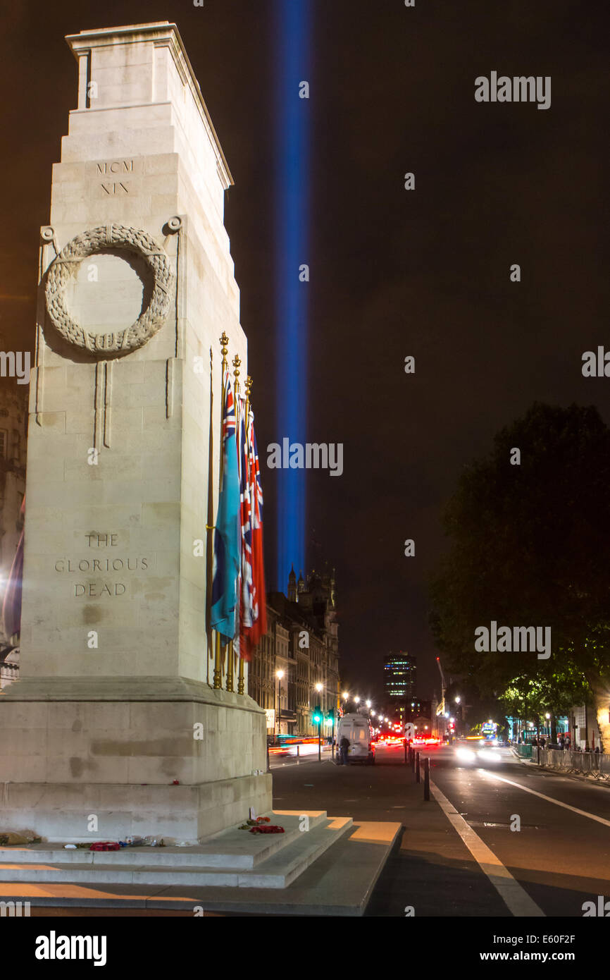 Spectra and the Cenotaph Stock Photo