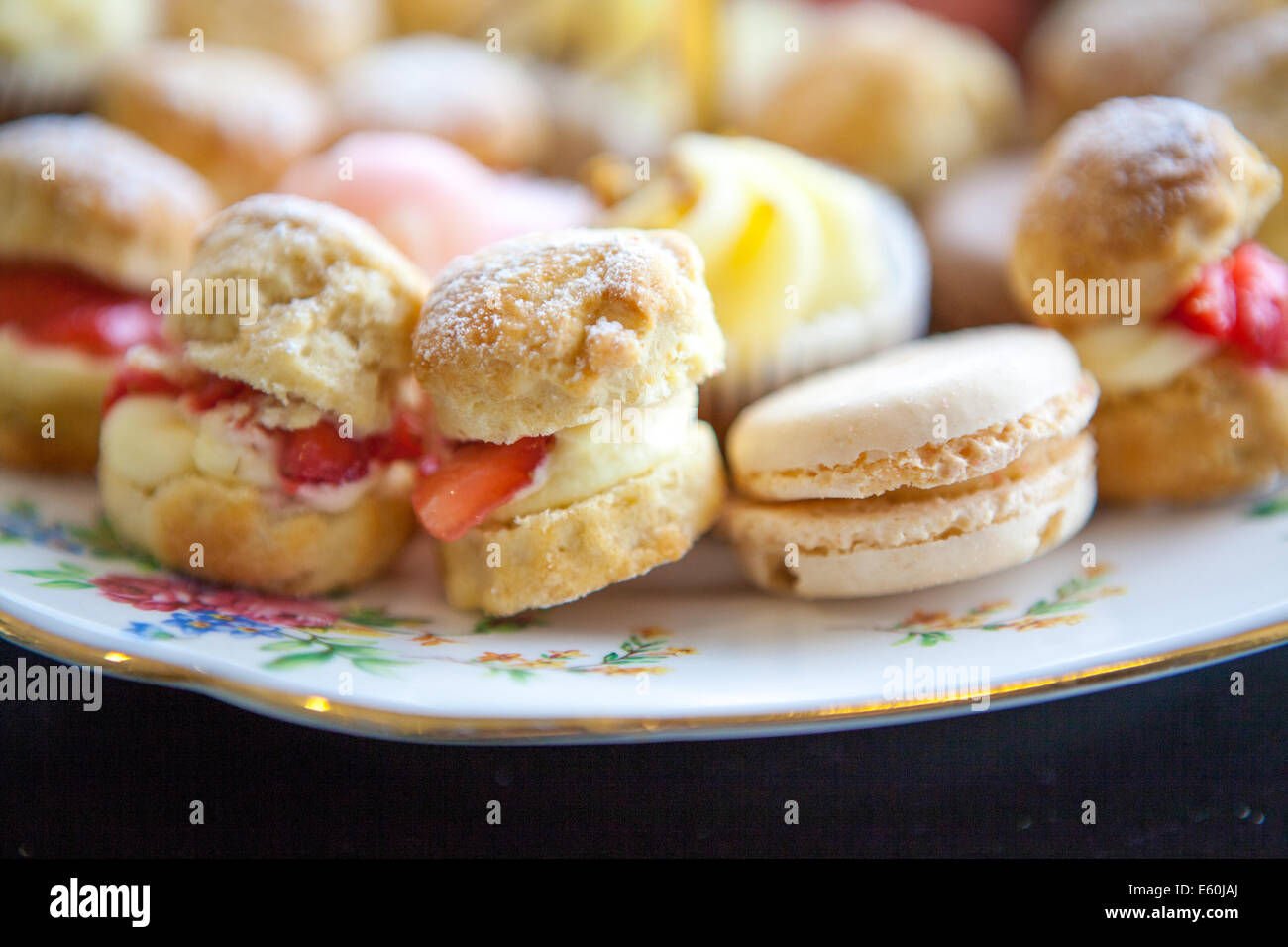vintage afternoon tea Stock Photo Alamy