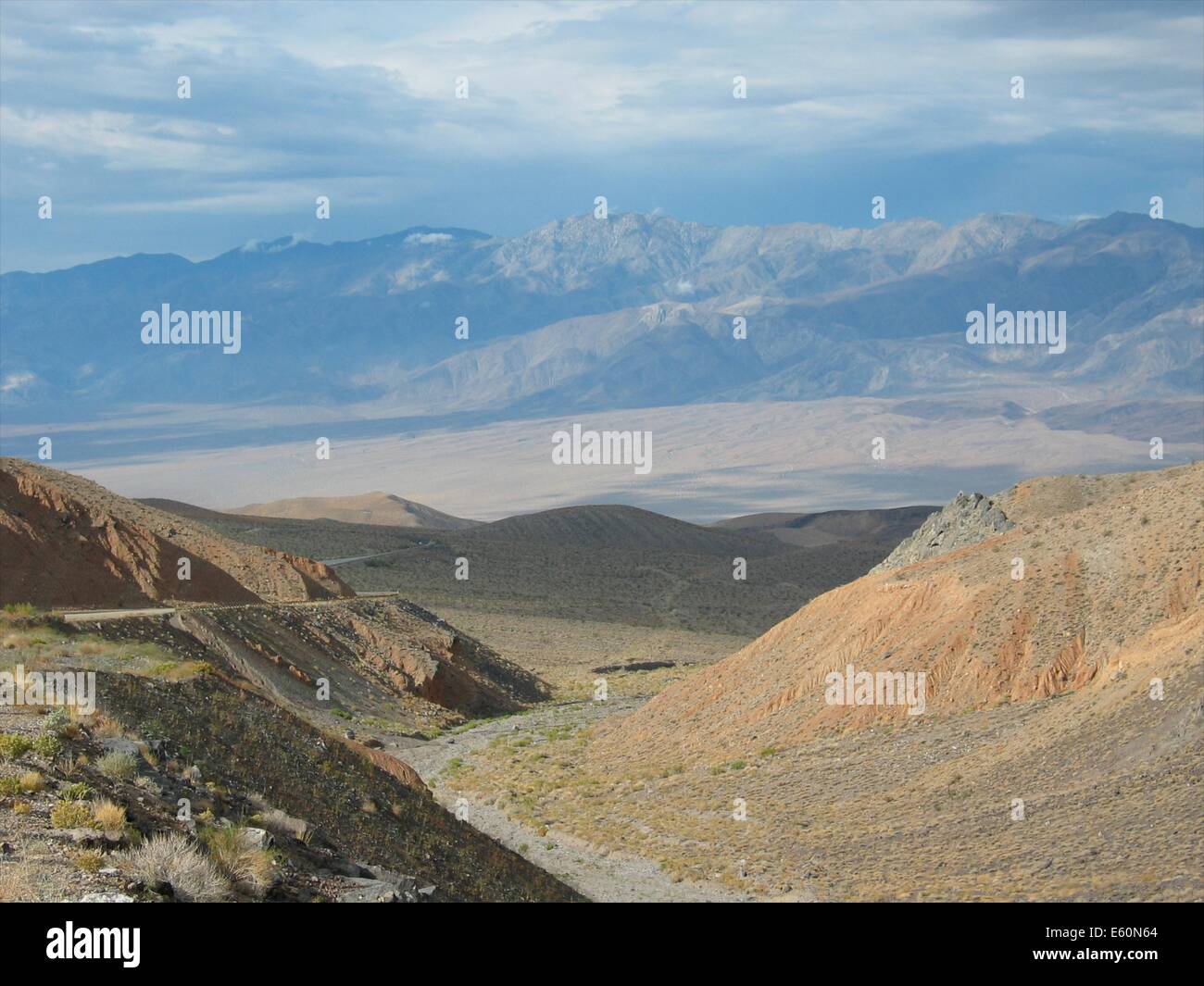 The arid, barren landscapes of Death Valley, California, the lowest and ...