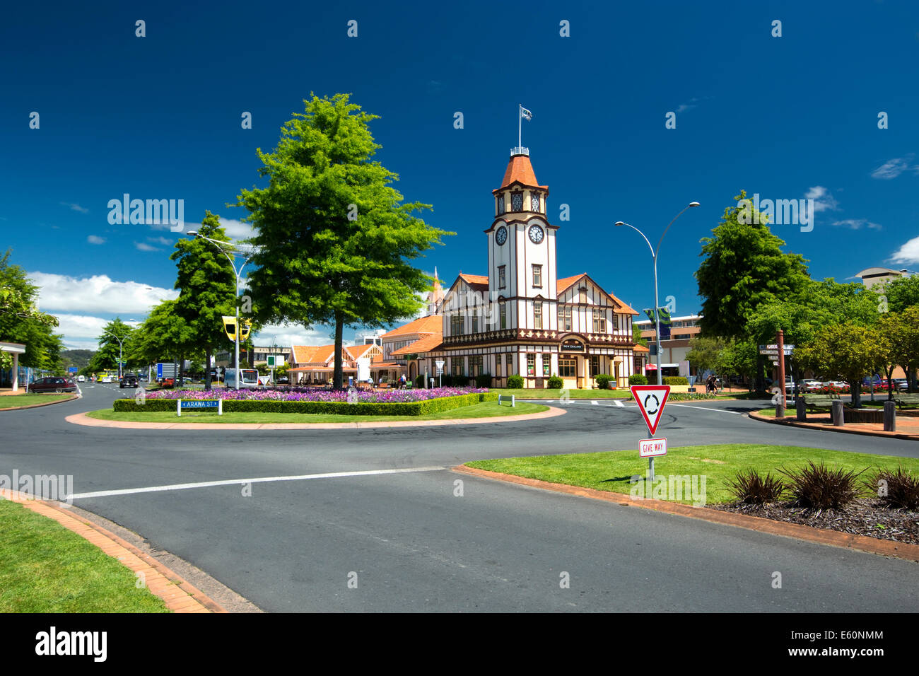 Information/Tourist Centre, Rotorua, New Zealand Stock Photo
