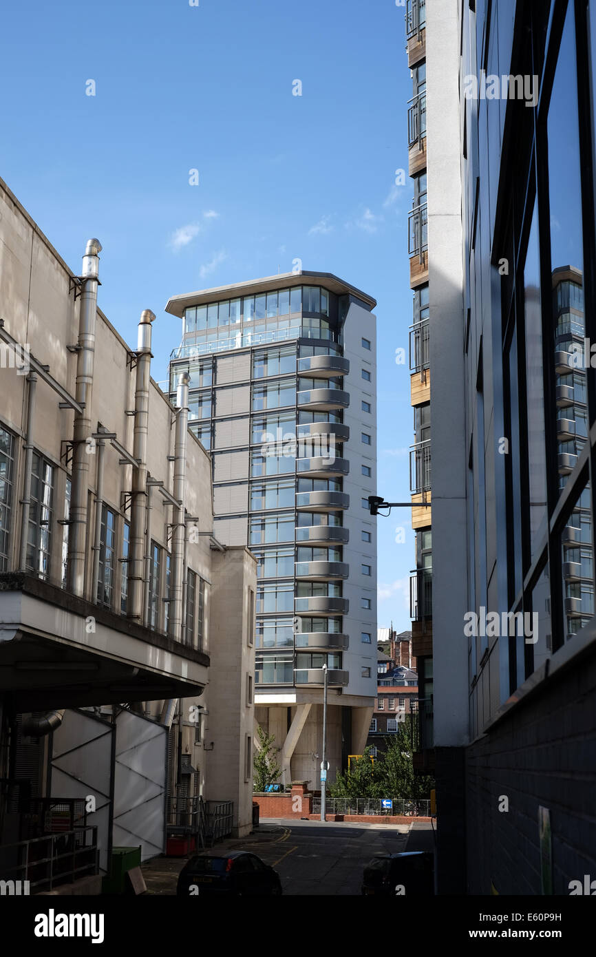 New Apartments Nottingham One 2014 Stock Photo Alamy