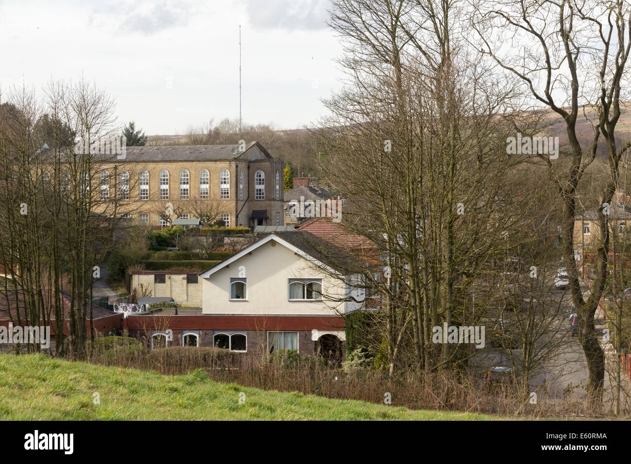 The former 19th century Barrow Bridge Institute (now apartment flats